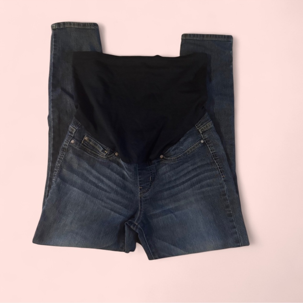 Signature Levi's Strauss Women's Denim Jeans Maternity Ankle Skinny Size S